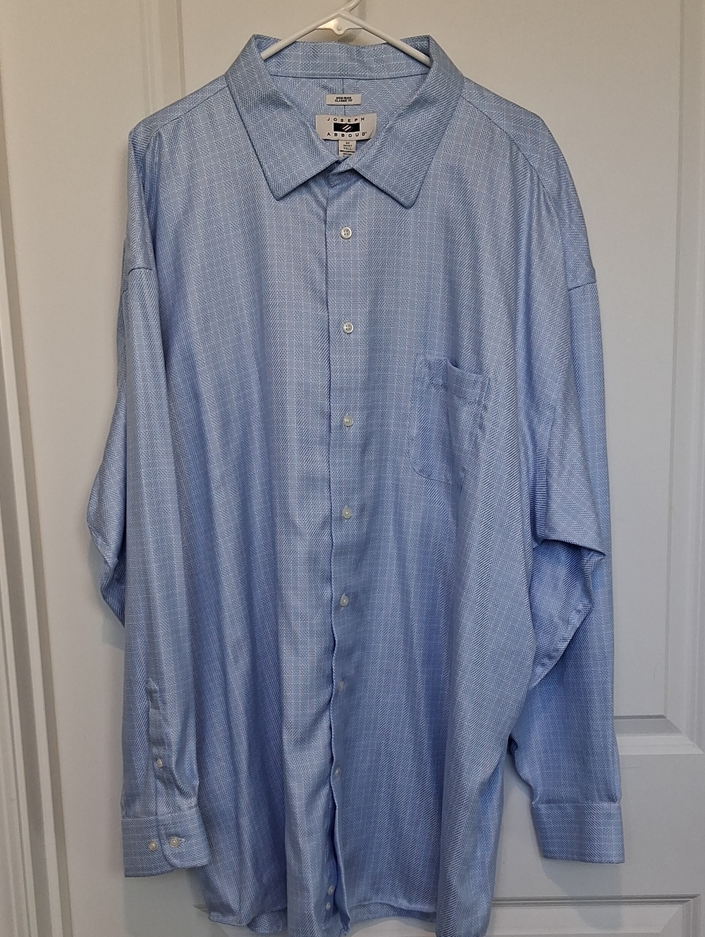 Joseph Abbound Men's Button-Down Dress Shirt in Light Blue